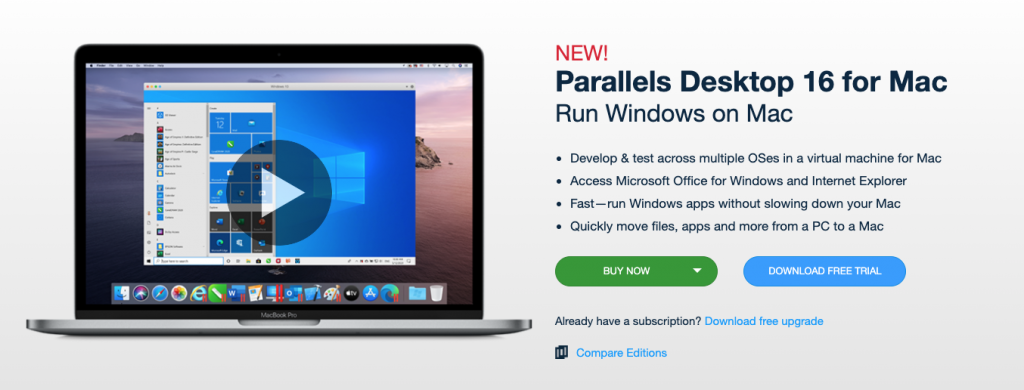 pc parallels for mac